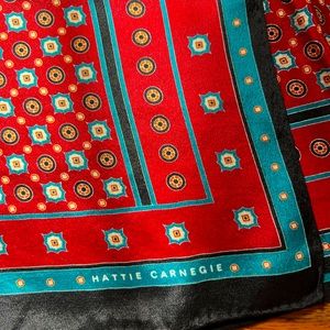 Vintage Hattie Carnegie long Scarf